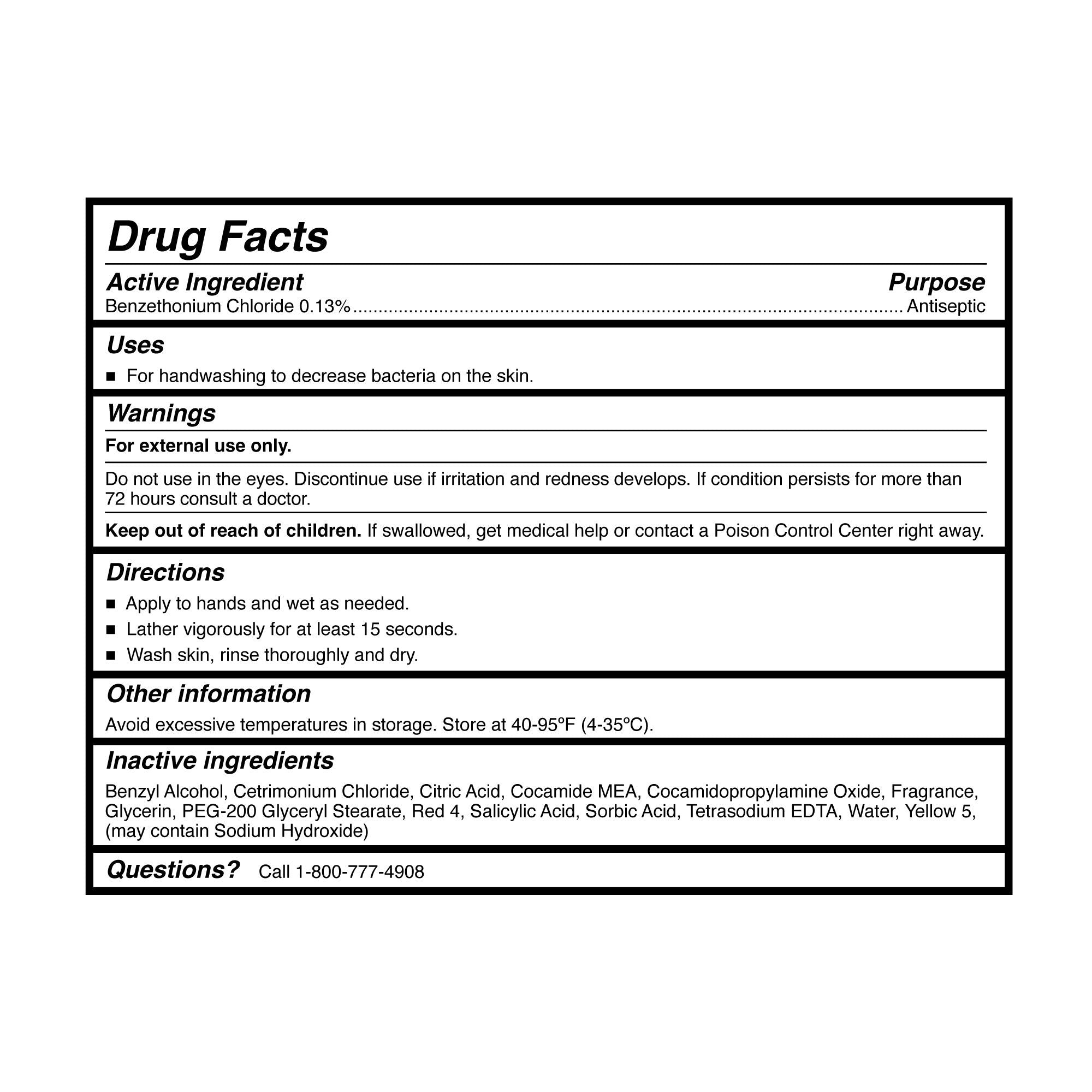 McKesson Antibacterial Liquid Hand Soap, Clean Scent, 1 Gal Bottle