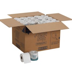 Georgia Pacific Angel Soft Toilet Tissue, Professional Series® 16880, White 2-Ply, 450 Sheets Per Roll (80/CS)