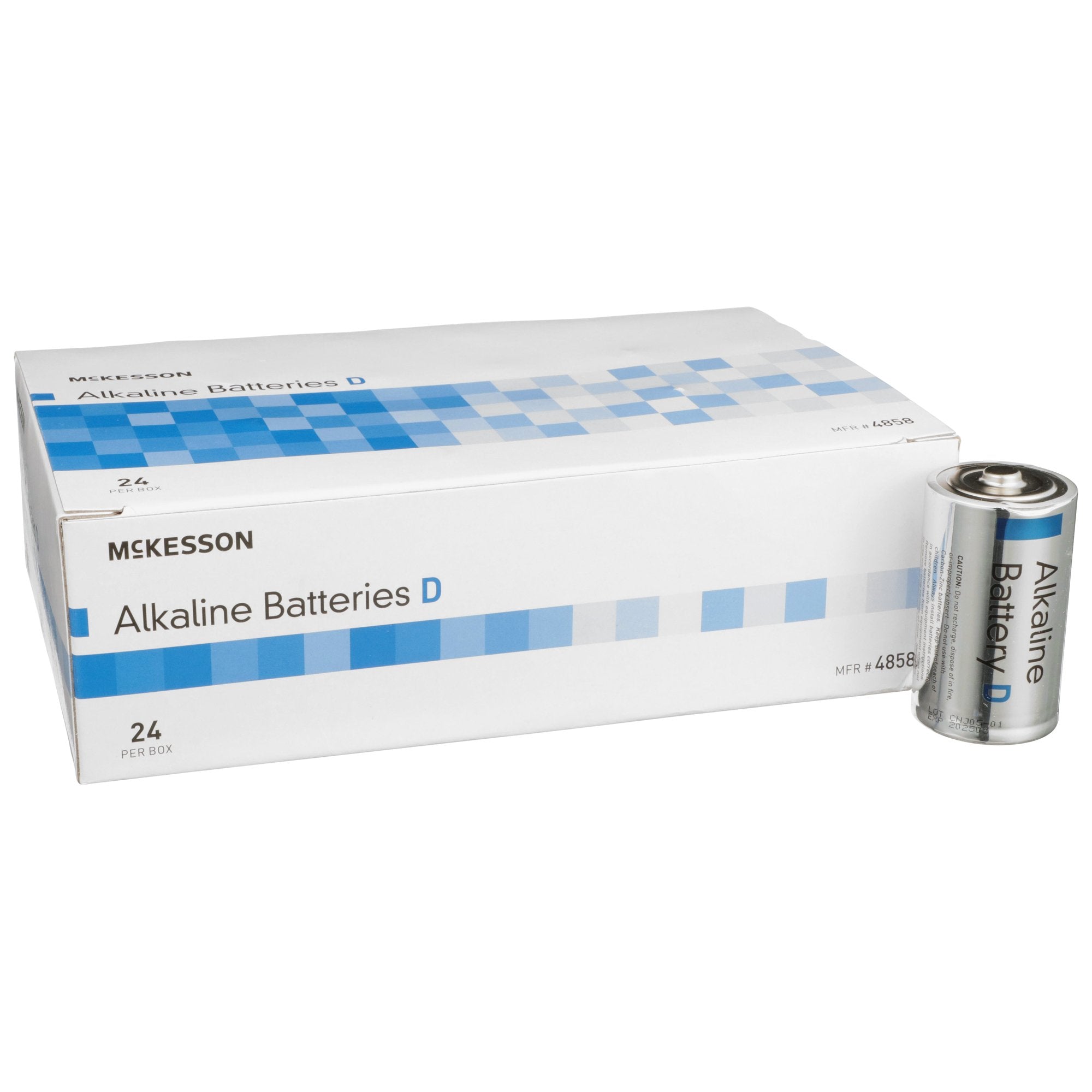 McKesson Alkaline Battery D Cell Long Lasting and Durable