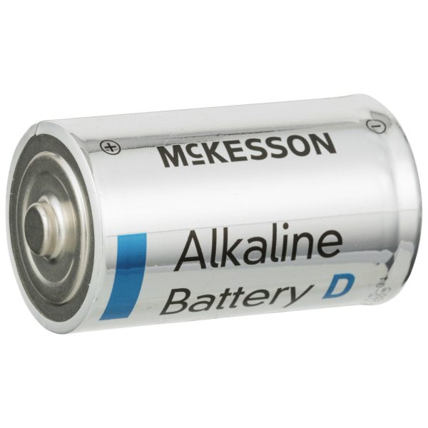 McKesson Alkaline Batteries, D Cell, Disposable, 1.5V