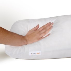 MedCline Therapeutic Body Pillowcase, White, Small