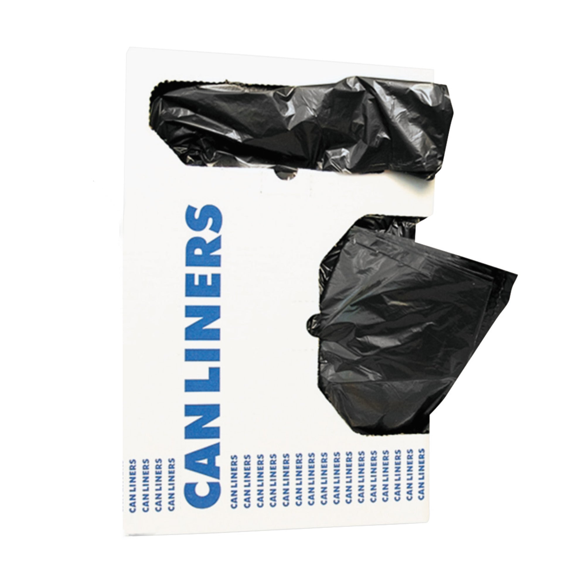 Commercial trash bags 38 x 58 inch flat pack