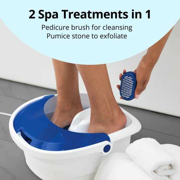 Foot Bath with Heat Boost HoMedics® Bubble Bliss Elite, Plastic