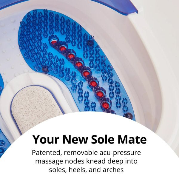 Foot Bath with Heat Boost HoMedics® Bubble Bliss Elite, Plastic