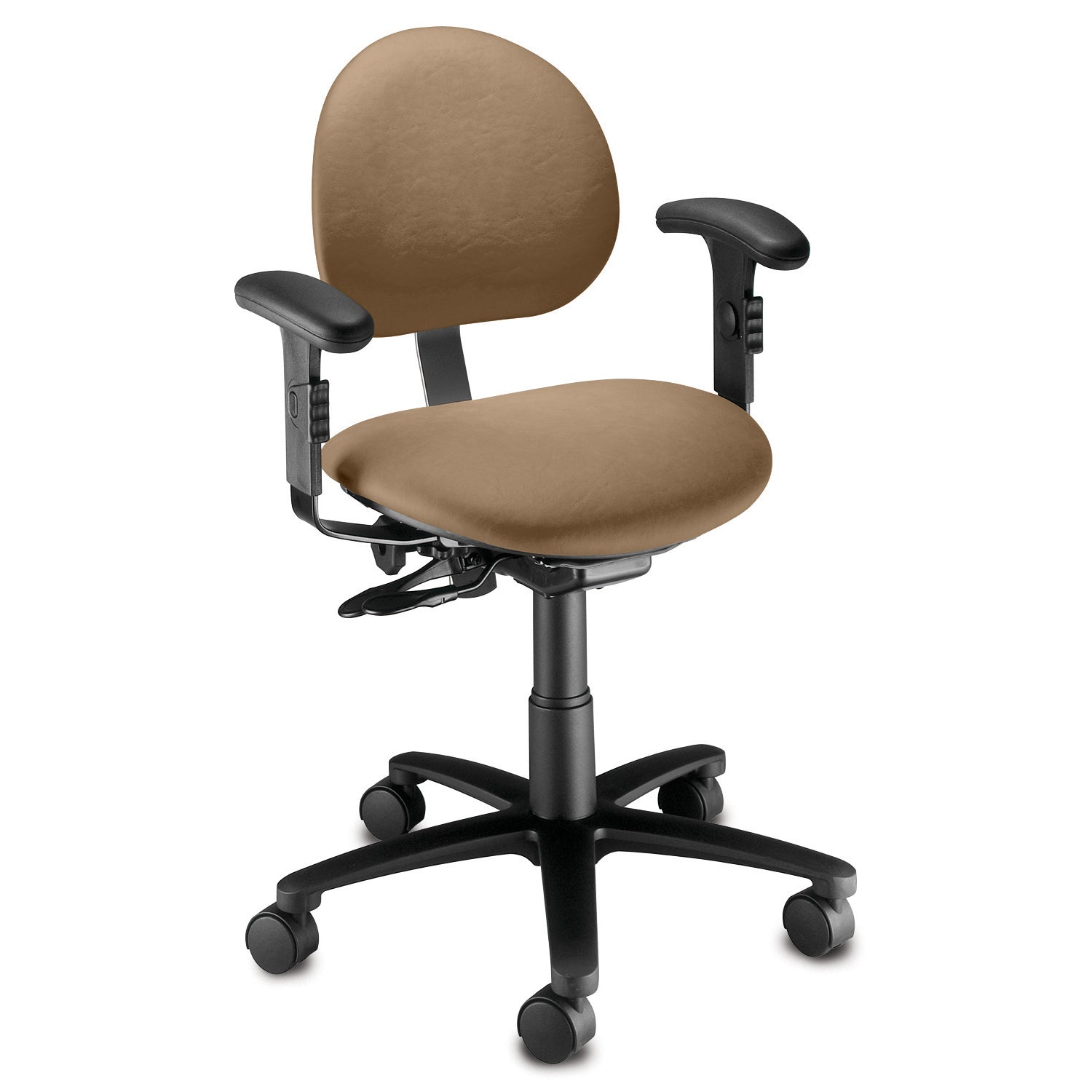 Millennium Ergonomic Task Chair - Stool with armrests