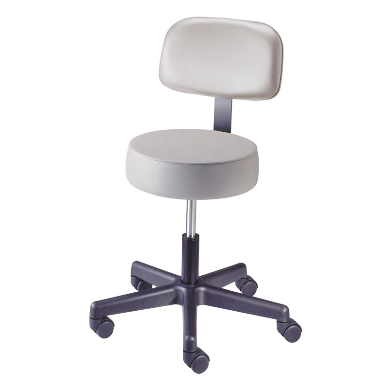 Spin Lift Exam Stool (w/ backrest)