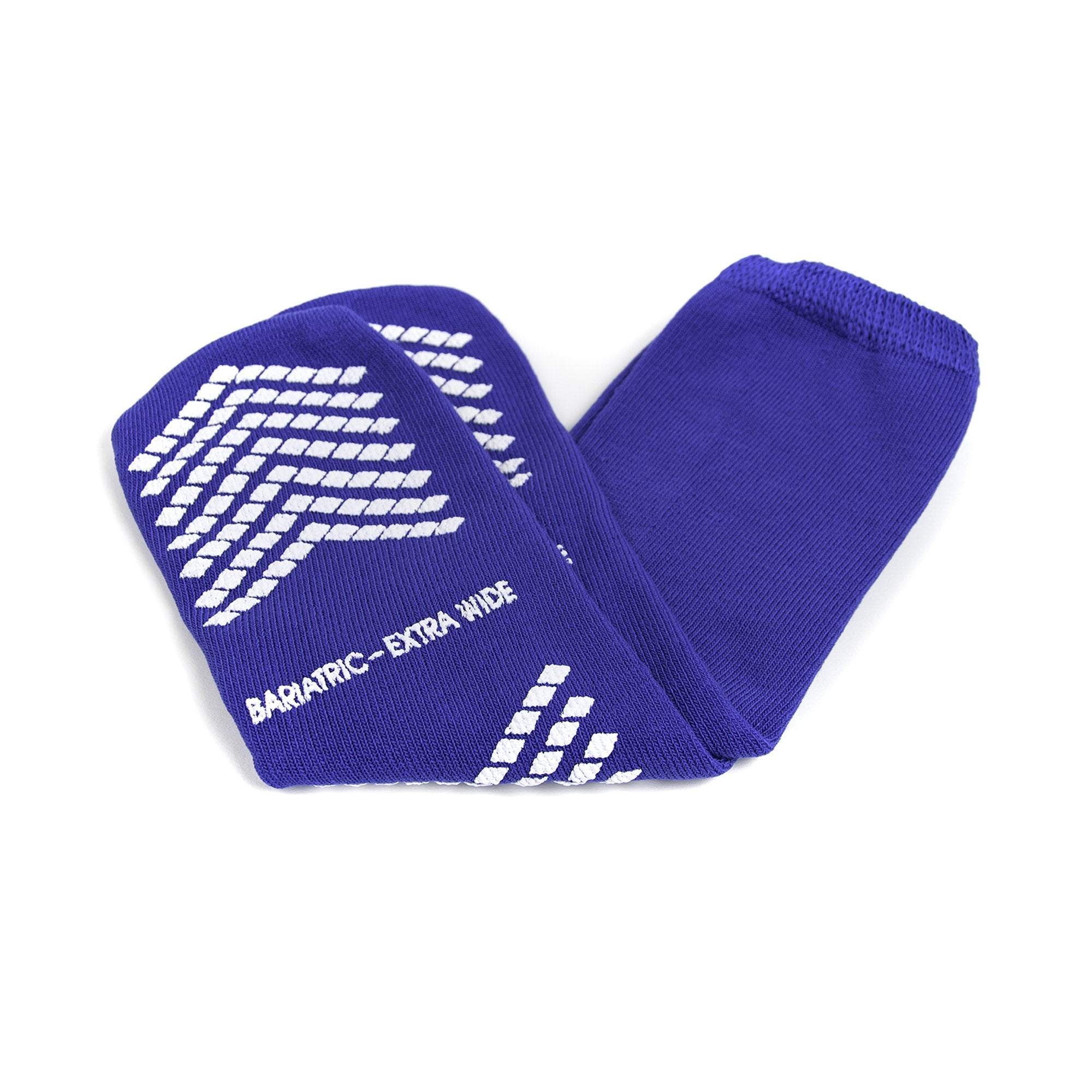 McKesson Single Tread Slipper Socks - Bariatric X-Wide, Non-Slip