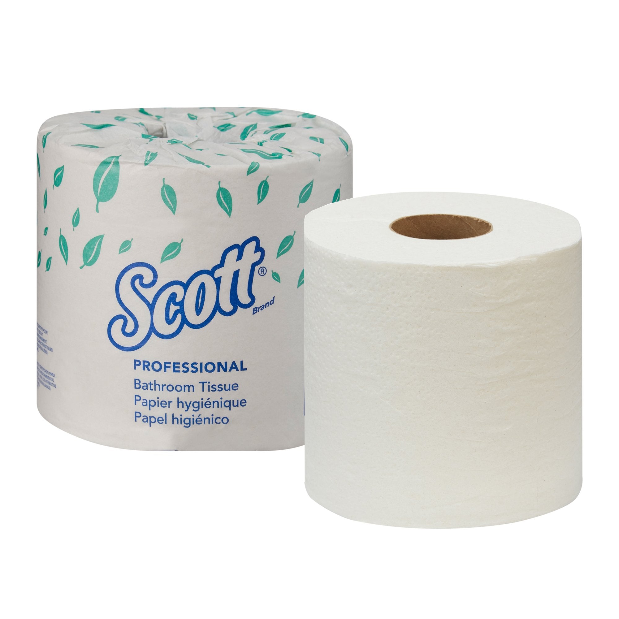 Scott® Essential Toilet Tissue, #04460, Standard 2-Ply/80 Rolls/Case/4