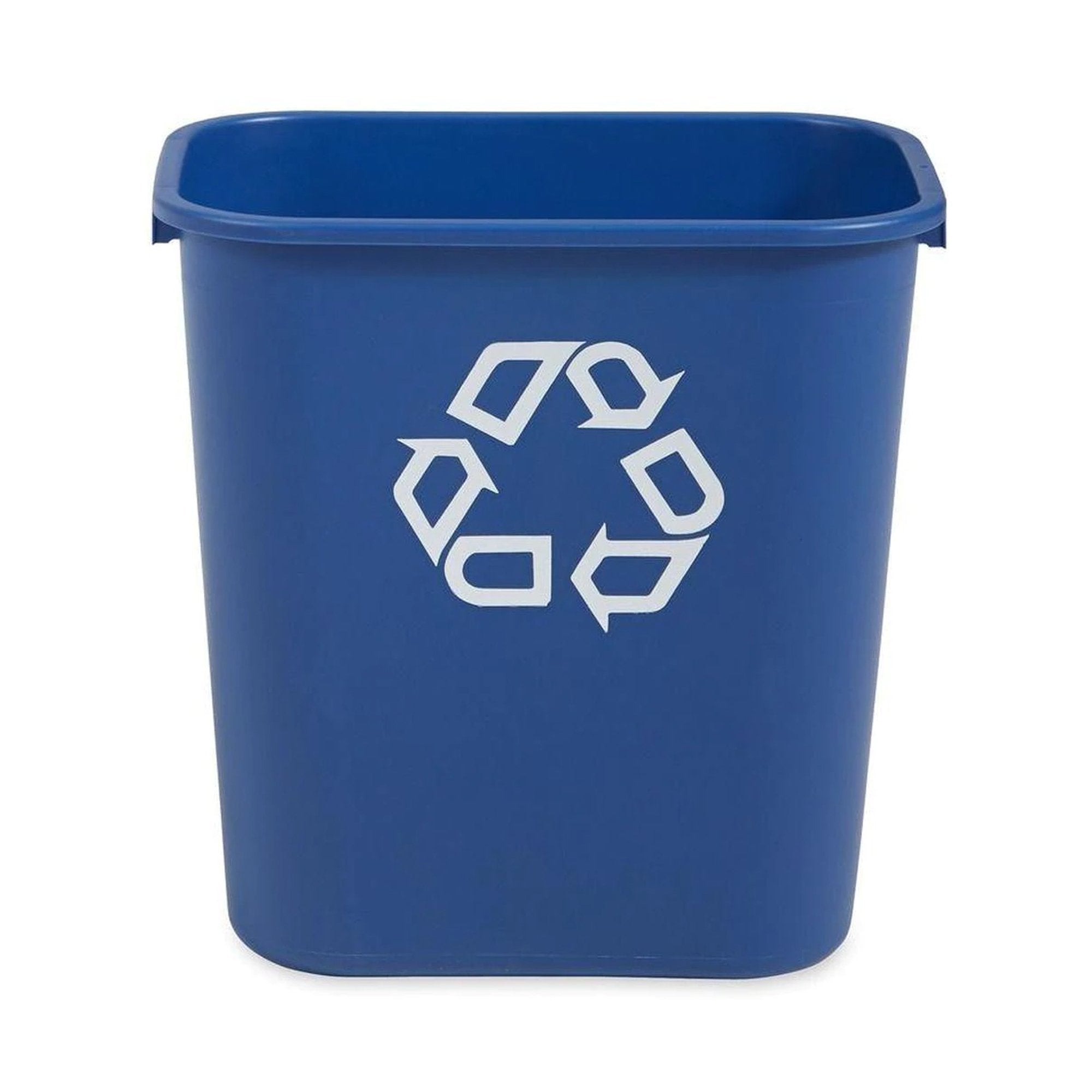 Recycling Container Deskside 28-1/8 Quart / 7 gal. Blue Plastic Rectangular