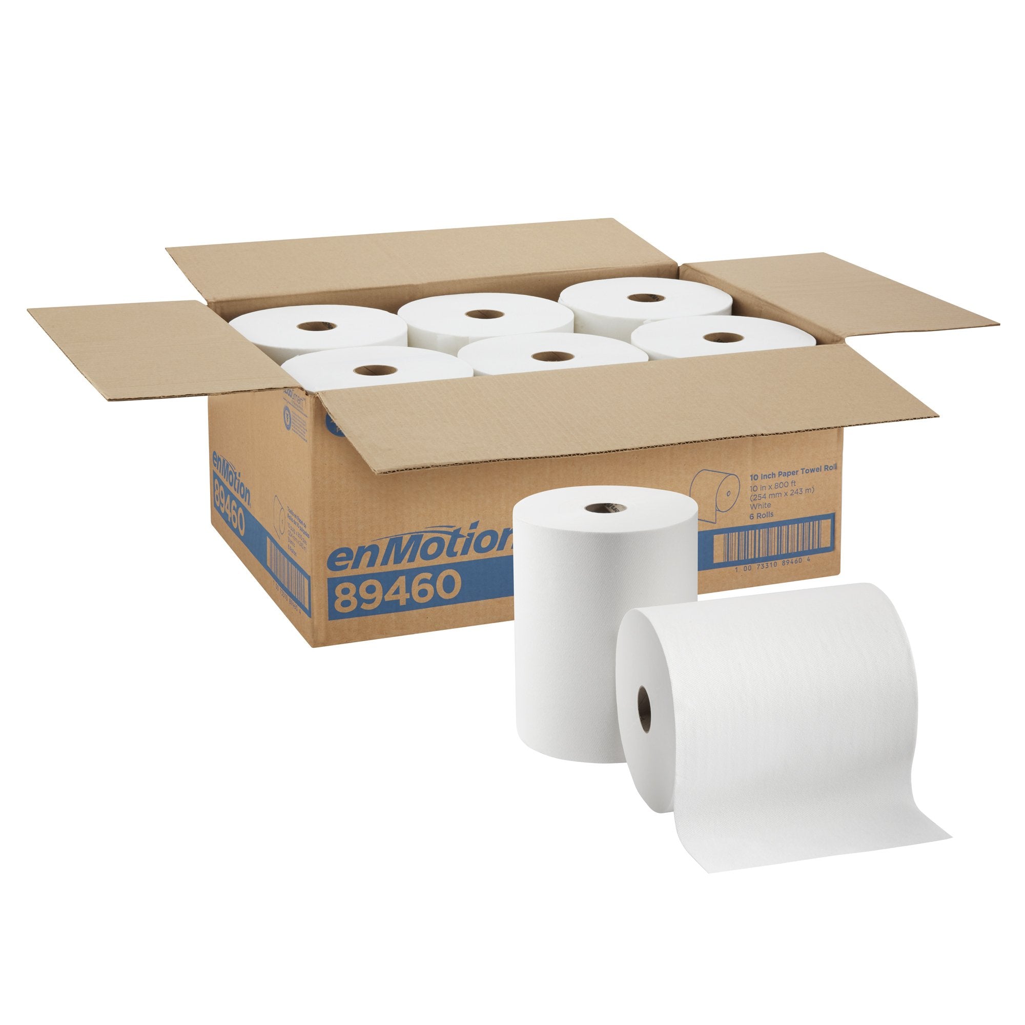 enMotion Paper Towel Roll by GP, White, 10" X 800', 89460 (CS/6)